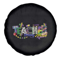 Funny Mardi Gras Teacher Krewe Spare Tire Cover Parade Carnival School Beads