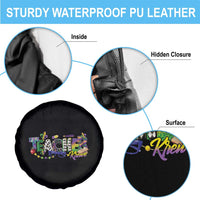 Funny Mardi Gras Teacher Krewe Spare Tire Cover Parade Carnival School Beads
