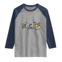 Funny Mardi Gras Teacher Krewe Raglan Shirt Parade Carnival School Beads
