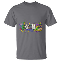 Funny Mardi Gras Teacher Krewe T Shirt Parade Carnival School Beads