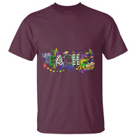 Funny Mardi Gras Teacher Krewe T Shirt Parade Carnival School Beads