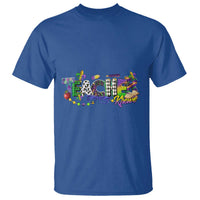 Funny Mardi Gras Teacher Krewe T Shirt Parade Carnival School Beads