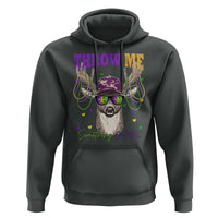 Funny Mardi Gras Mississippi Deer Hoodie Throw Me Something Mister Beads