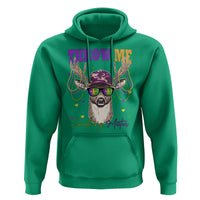 Funny Mardi Gras Mississippi Deer Hoodie Throw Me Something Mister Beads