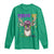 Funny Mardi Gras Mississippi Deer Long Sleeve Shirt Throw Me Something Mister Beads