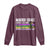 Funny Mardi Gras Laissez Les Bon Temps Rouler Long Sleeve Shirt Fleur De Lis Glitter Print