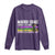 Funny Mardi Gras Laissez Les Bon Temps Rouler Long Sleeve Shirt Fleur De Lis Glitter Print