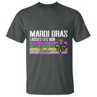 Funny Mardi Gras Laissez Les Bon Temps Rouler T Shirt Fleur De Lis Glitter Print