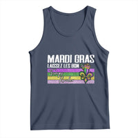 Funny Mardi Gras Laissez Les Bon Temps Rouler Tank Top Fleur De Lis Glitter Print
