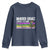 Funny Mardi Gras Laissez Les Bon Temps Rouler Youth Sweatshirt Fleur De Lis Glitter Print