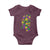 Funny Mardi Gras Mississippi Map Coquette Bow Baby Onesie