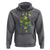 Funny Mardi Gras Mississippi Map Coquette Bow Hoodie