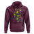 Funny Mardi Gras Mississippi Map Coquette Bow Hoodie