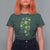 Funny Mardi Gras Mississippi Map Coquette Bow T Shirt For Women