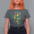 Funny Mardi Gras Mississippi Map Coquette Bow T Shirt For Women