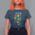 Funny Mardi Gras Mississippi Map Coquette Bow T Shirt For Women