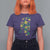 Funny Mardi Gras Mississippi Map Coquette Bow T Shirt For Women