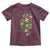 Funny Mardi Gras Mississippi Map Coquette Bow Toddler T Shirt