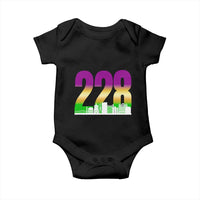 Funny Mardi Gras In Biloxi Mississippi Baby Onesie 228 Skyline Area Code