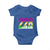 Funny Mardi Gras In Biloxi Mississippi Baby Onesie 228 Skyline Area Code