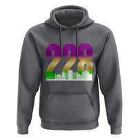 Funny Mardi Gras In Biloxi Mississippi Hoodie 228 Skyline Area Code