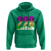 Funny Mardi Gras In Biloxi Mississippi Hoodie 228 Skyline Area Code