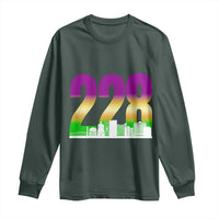Funny Mardi Gras In Biloxi Mississippi Long Sleeve Shirt 228 Skyline Area Code