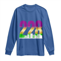 Funny Mardi Gras In Biloxi Mississippi Long Sleeve Shirt 228 Skyline Area Code