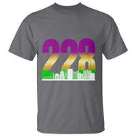 Funny Mardi Gras In Biloxi Mississippi T Shirt 228 Skyline Area Code