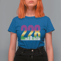 Funny Mardi Gras In Biloxi Mississippi T Shirt For Women 228 Skyline Area Code