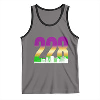 Funny Mardi Gras In Biloxi Mississippi Tank Top 228 Skyline Area Code