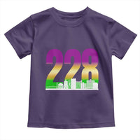 Funny Mardi Gras In Biloxi Mississippi Toddler T Shirt 228 Skyline Area Code