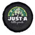 Funny St Patrick's Day Nurse Spare Tire Cover Just A Little Pinch Rainbow Shamrock