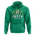 Funny St Patrick's Day Nurse Hoodie Just A Little Pinch Rainbow Shamrock