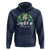 Funny St Patrick's Day Nurse Hoodie Just A Little Pinch Rainbow Shamrock