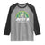 Funny St Patrick's Day Nurse Raglan Shirt Just A Little Pinch Rainbow Shamrock