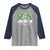 Funny St Patrick's Day Nurse Raglan Shirt Just A Little Pinch Rainbow Shamrock