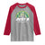 Funny St Patrick's Day Nurse Raglan Shirt Just A Little Pinch Rainbow Shamrock