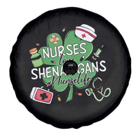 Funny St Patrick's Day Nurse Spare Tire Cover Nurses Love Shenanigans Nurse Life Shamrock