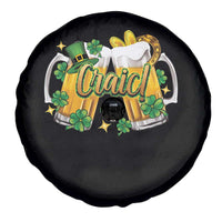 Funny St Patrick's Day Irish Beer Drinking Craic Spare Tire Cover