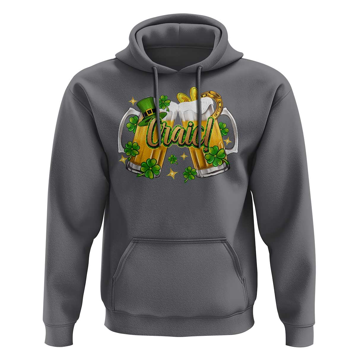 Funny St Patrick's Day Irish Beer Drinking Craic Hoodie