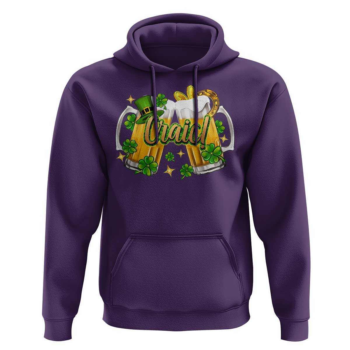 Funny St Patrick's Day Irish Beer Drinking Craic Hoodie