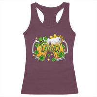 Funny St Patrick's Day Irish Beer Drinking Craic Racerback Tank Top