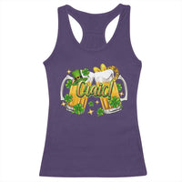 Funny St Patrick's Day Irish Beer Drinking Craic Racerback Tank Top