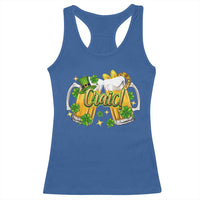 Funny St Patrick's Day Irish Beer Drinking Craic Racerback Tank Top