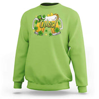 Funny St Patrick's Day Irish Beer Drinking Craic Sweatshirt