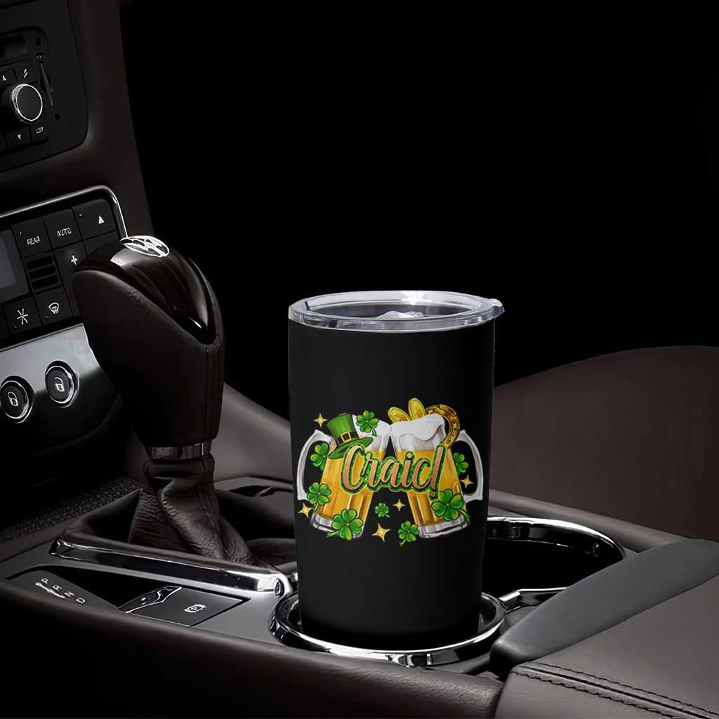 Funny St Patrick's Day Irish Beer Drinking Craic Tumbler Cup - Wonder Print Shop