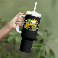 Funny St Patrick's Day Irish Beer Drinking Craic Tumbler With Handle - Wonder Print Shop