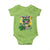 Funny St Patrick's Day Racoon Baby Onesie Kiss Me I'm Feral Horseshoe Shamrock