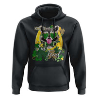 Funny St Patrick's Day Racoon Hoodie Kiss Me I'm Feral Horseshoe Shamrock